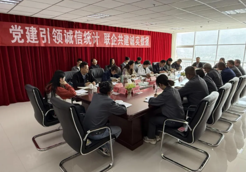 ‌“黨建引領誠信統(tǒng)計 聯(lián)企共建誠實數(shù)據(jù)”——公司黨委與國家統(tǒng)計局大通調查隊開展主題黨日活動